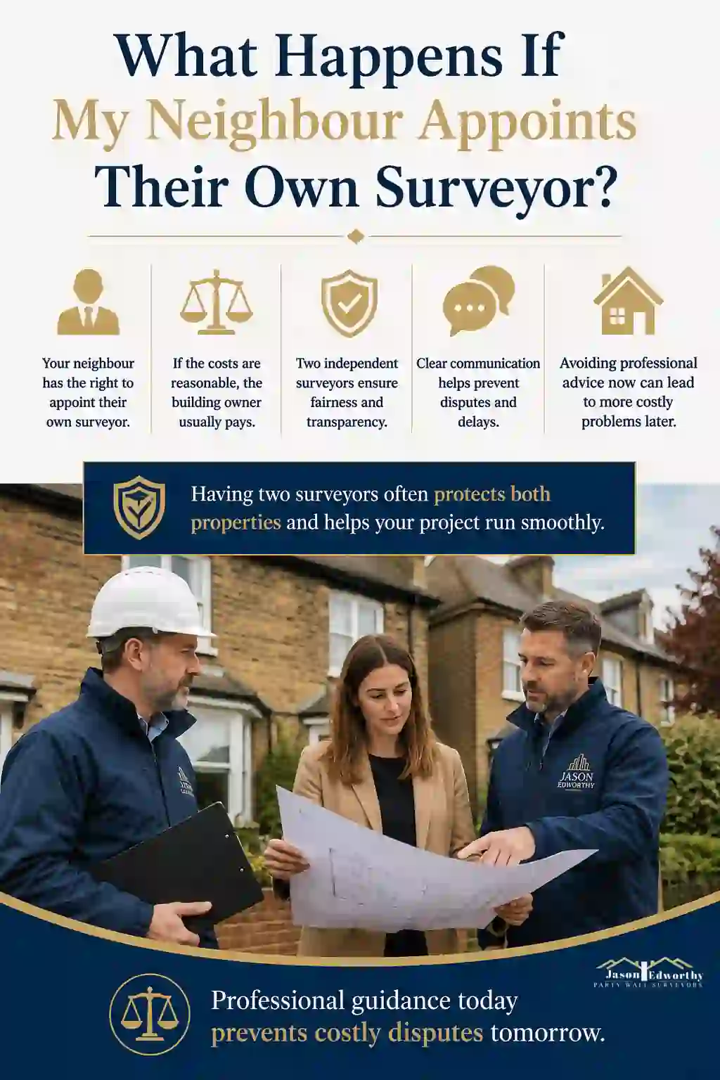 What Happens If My Neighbour Appoints Their Own Surveyor Hampshire?