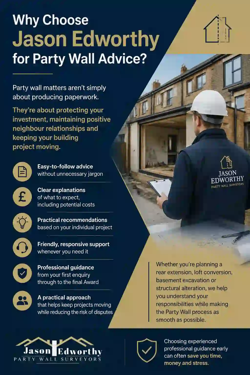 Why Choose Jason Edworthy for Party Wall Advice Hampshire?